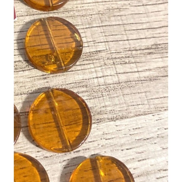 Bead Gallery Amber Color Glass Round Peridot Color Oval Beads Jewelry Craft Lot - Picture 9 of 11